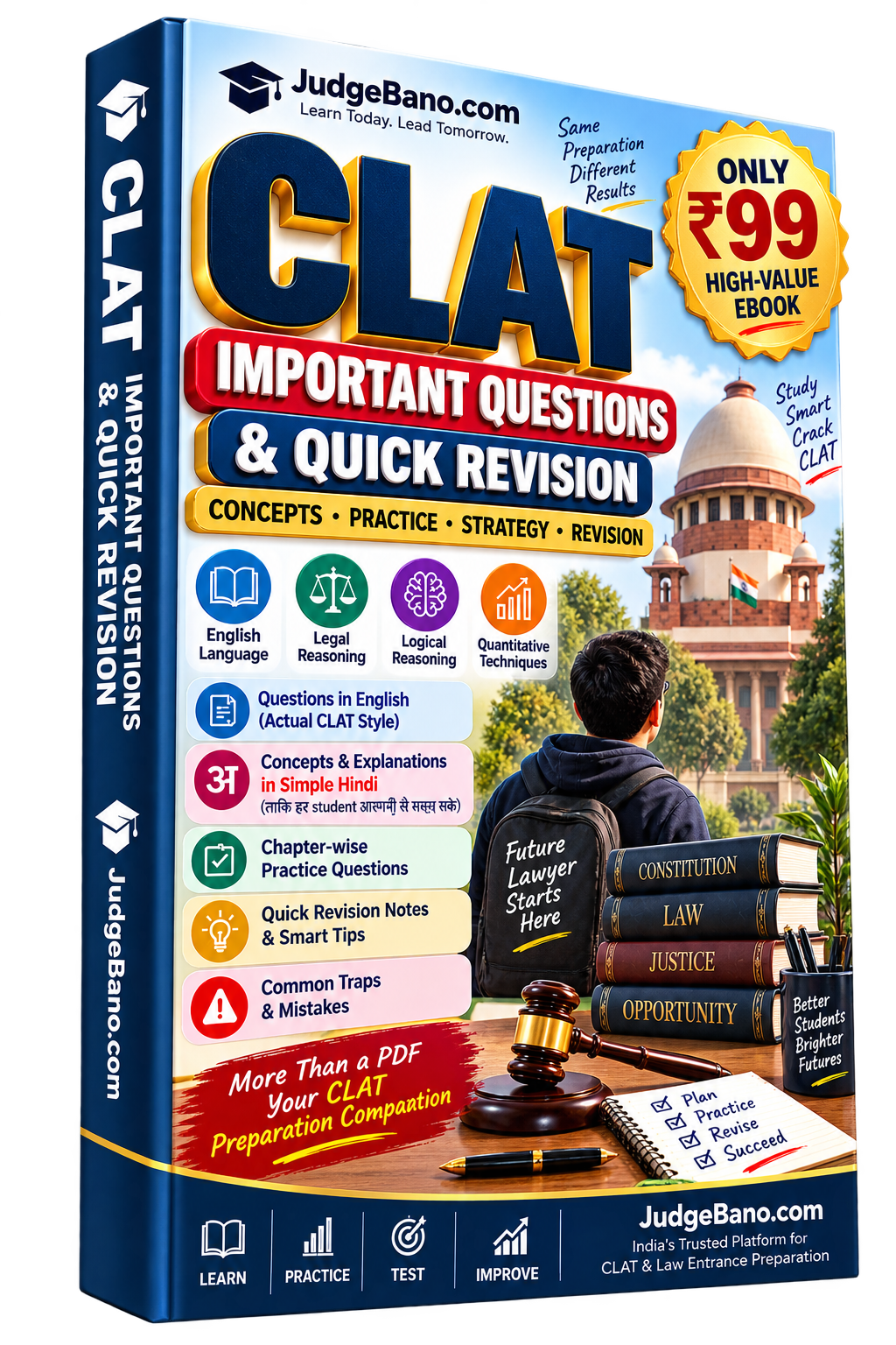 CLAT Important Questions & Quick Revision – JudgeBano.com