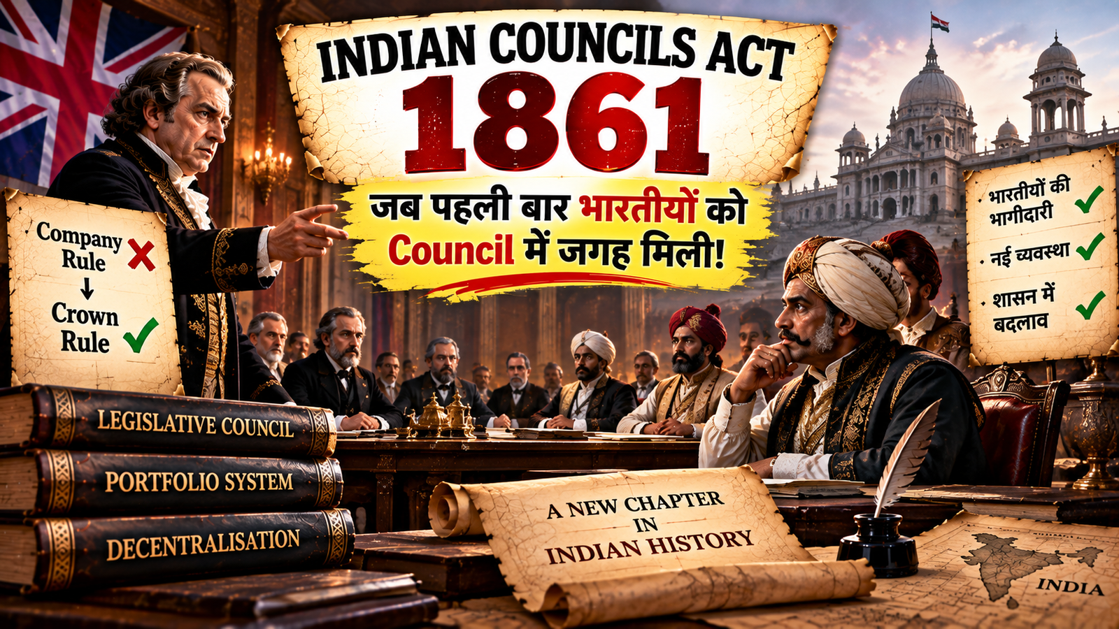 🇮🇳 Indian Councils Act, 1861