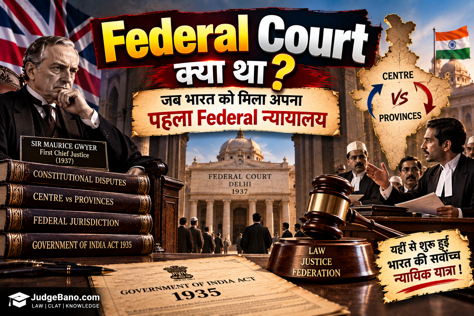 Federal Court क्या था? — जब भारत को मिला अपना पहला Federal न्यायालय
