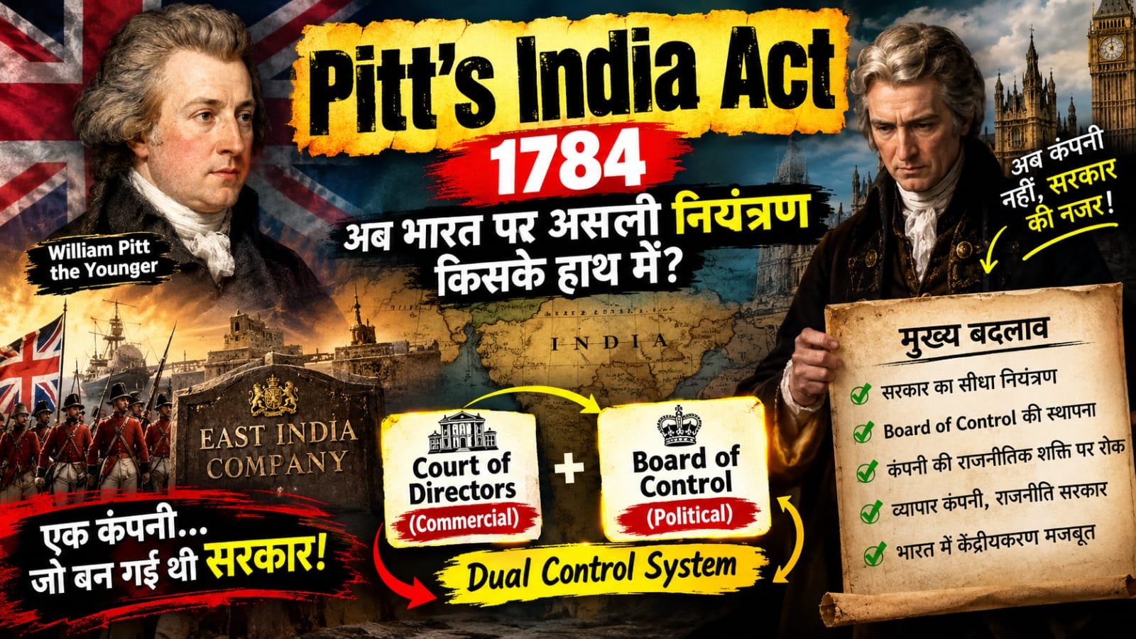 Pitt’s India Act, 1784: